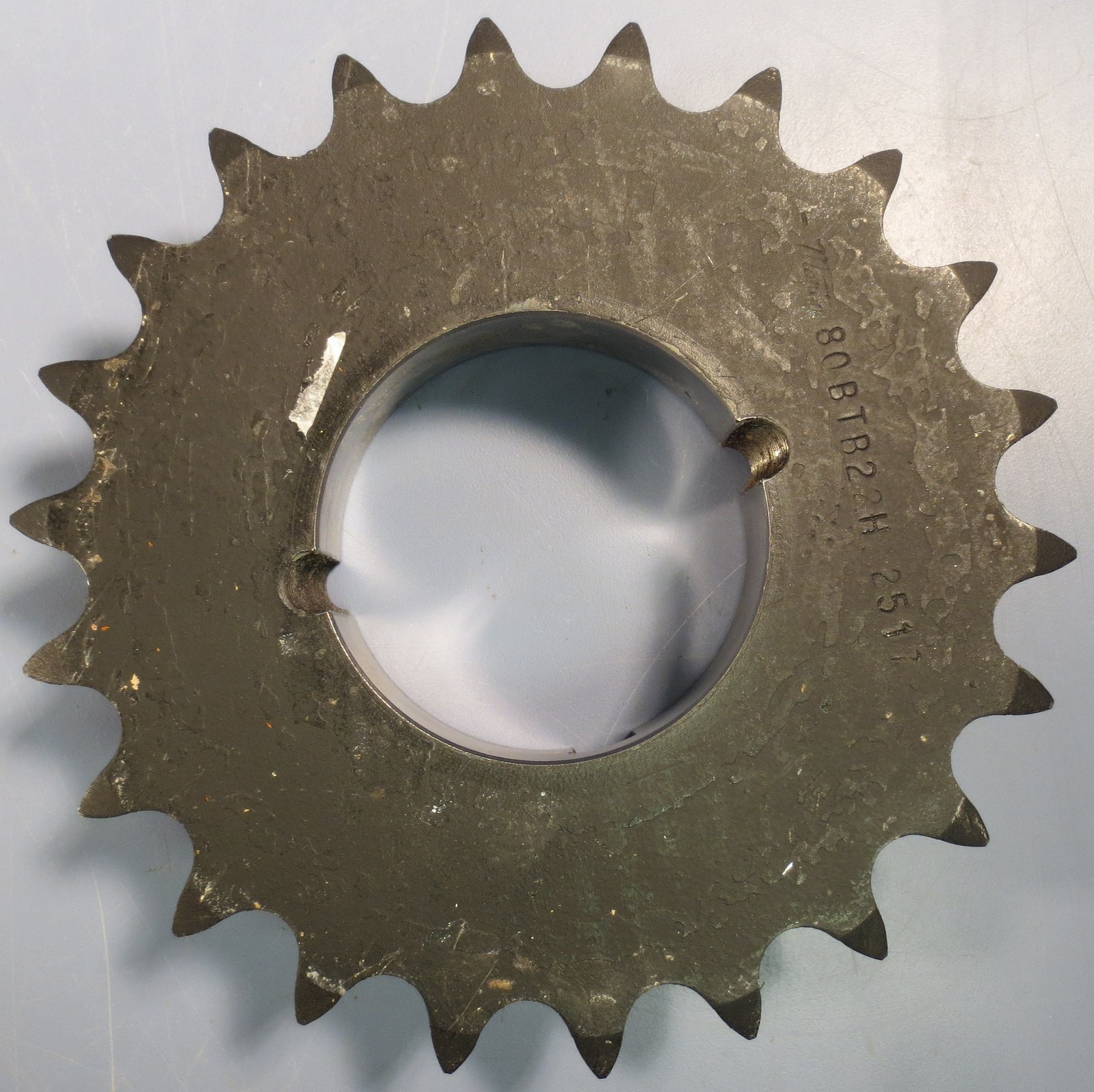 Martin Single Row Hub Sprocket Model 80BTB22H 2517 3-1/8″ Bore 22 Teeth