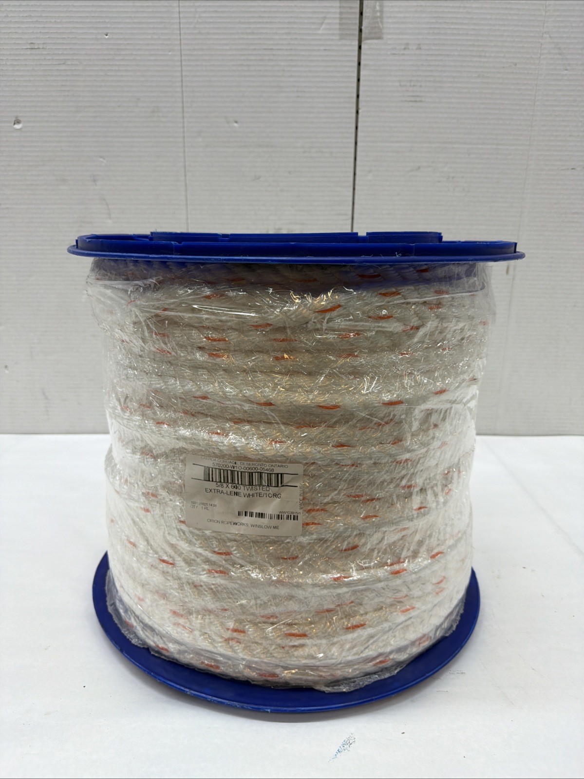 ORION ROPEWORKS 570200-W1O-00600-05468 Gen. Purp. Utility Rope,5/8″Dia.x600’L 54