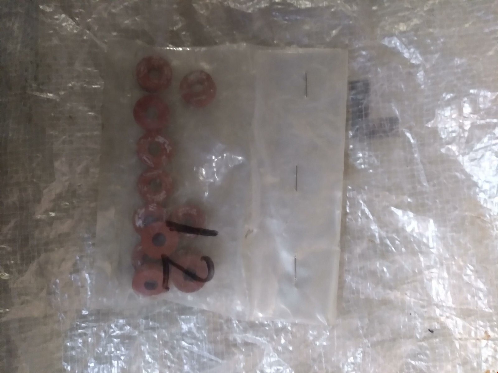 Rubber Washer Gasket Damper 1/4 119A Industrial Plumbing Sealing Component 12 Pk