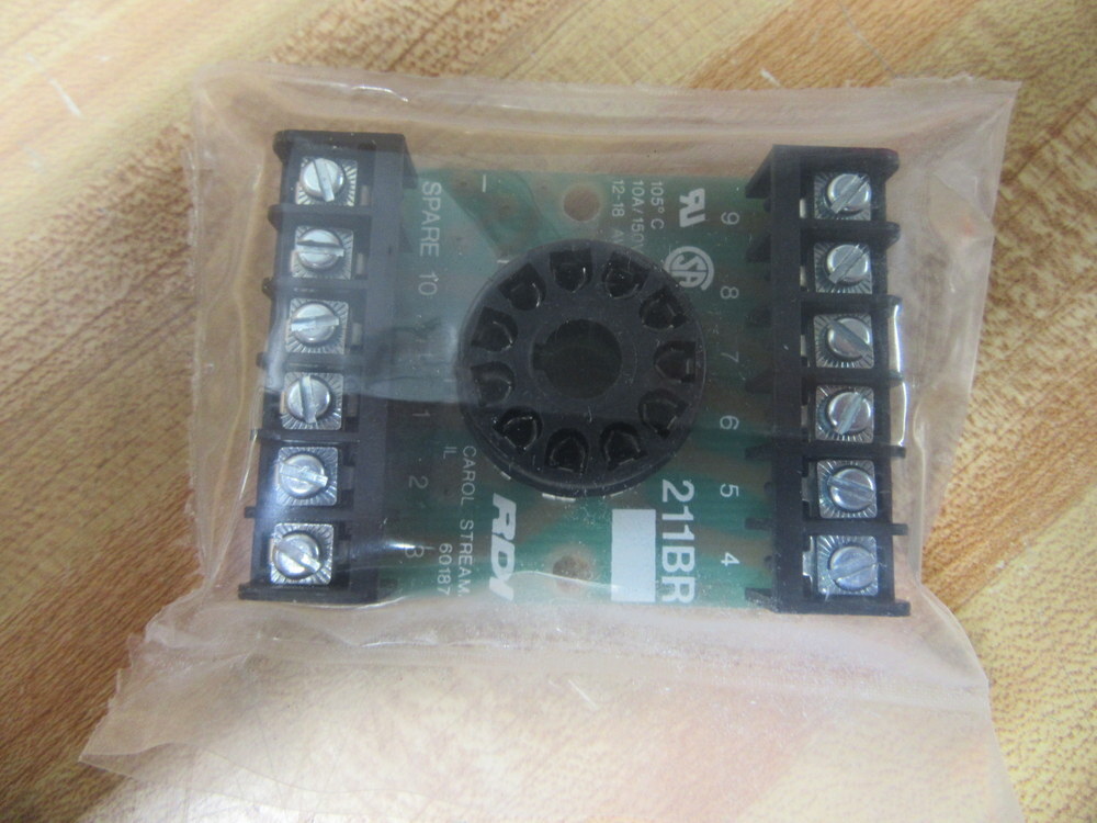 RDI 211BR Relay Socket 620-0082