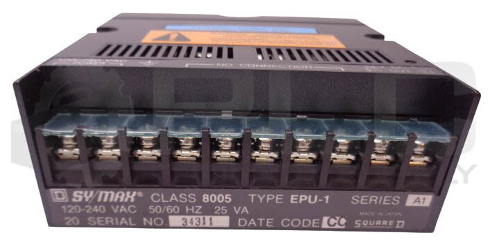 NEW SQUARE D 8005 EPU-1 EXTERNAL POWER UNIT 120-240VAC 24VDC SER A-1 72274
