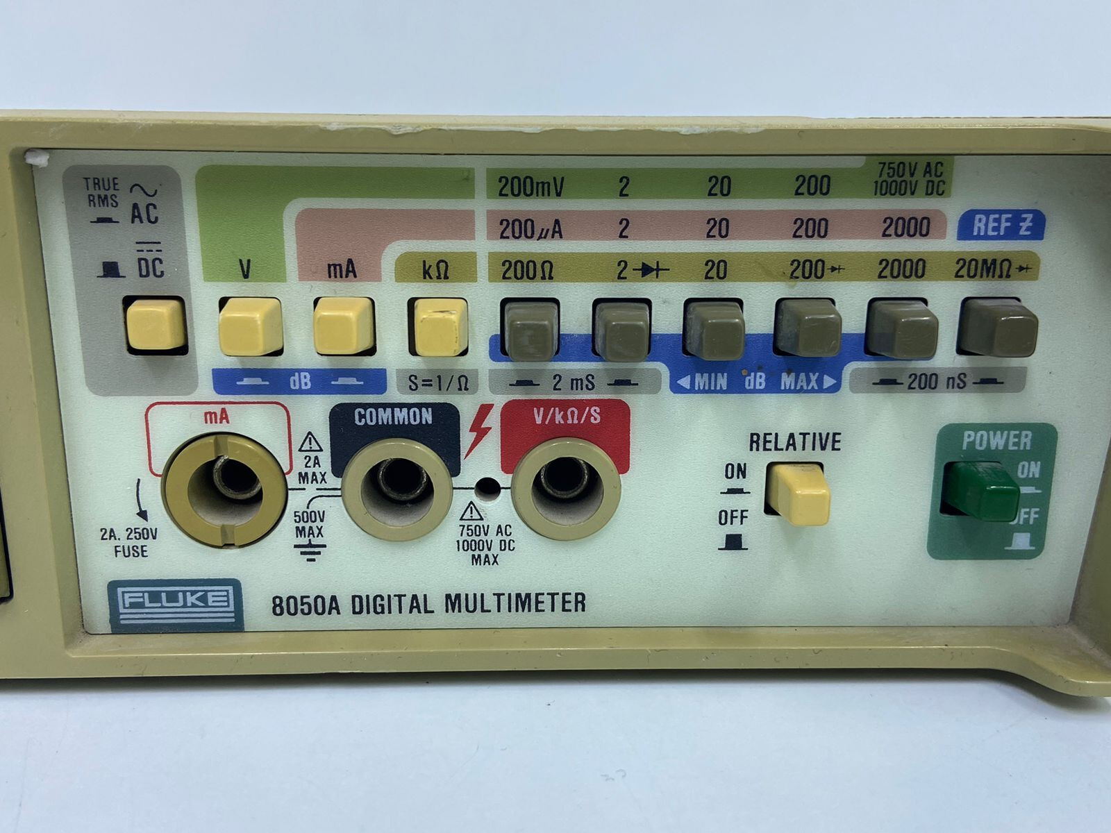 Fluke 8050a digital multimeter, CH#740