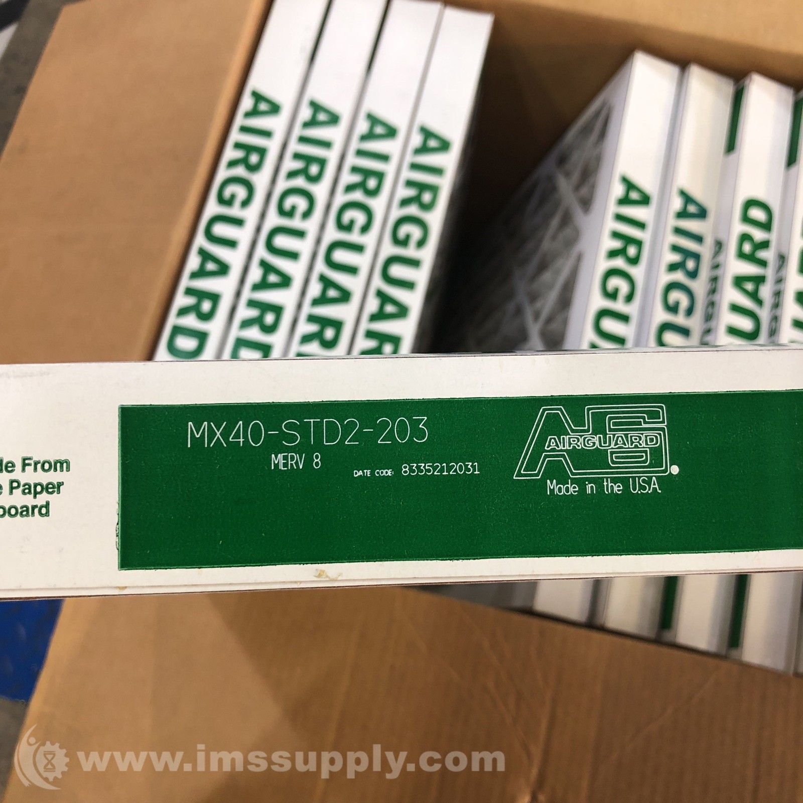 AIRGUARD MX40-STD2-203 DP-Max Pleated Filter Box of 12 3350