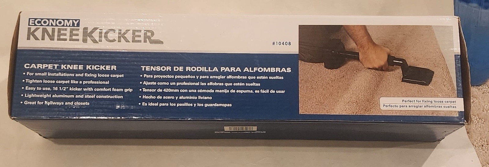 Economy KneeKicker for Carpet Repair & Installation Model #10408 New Unopened