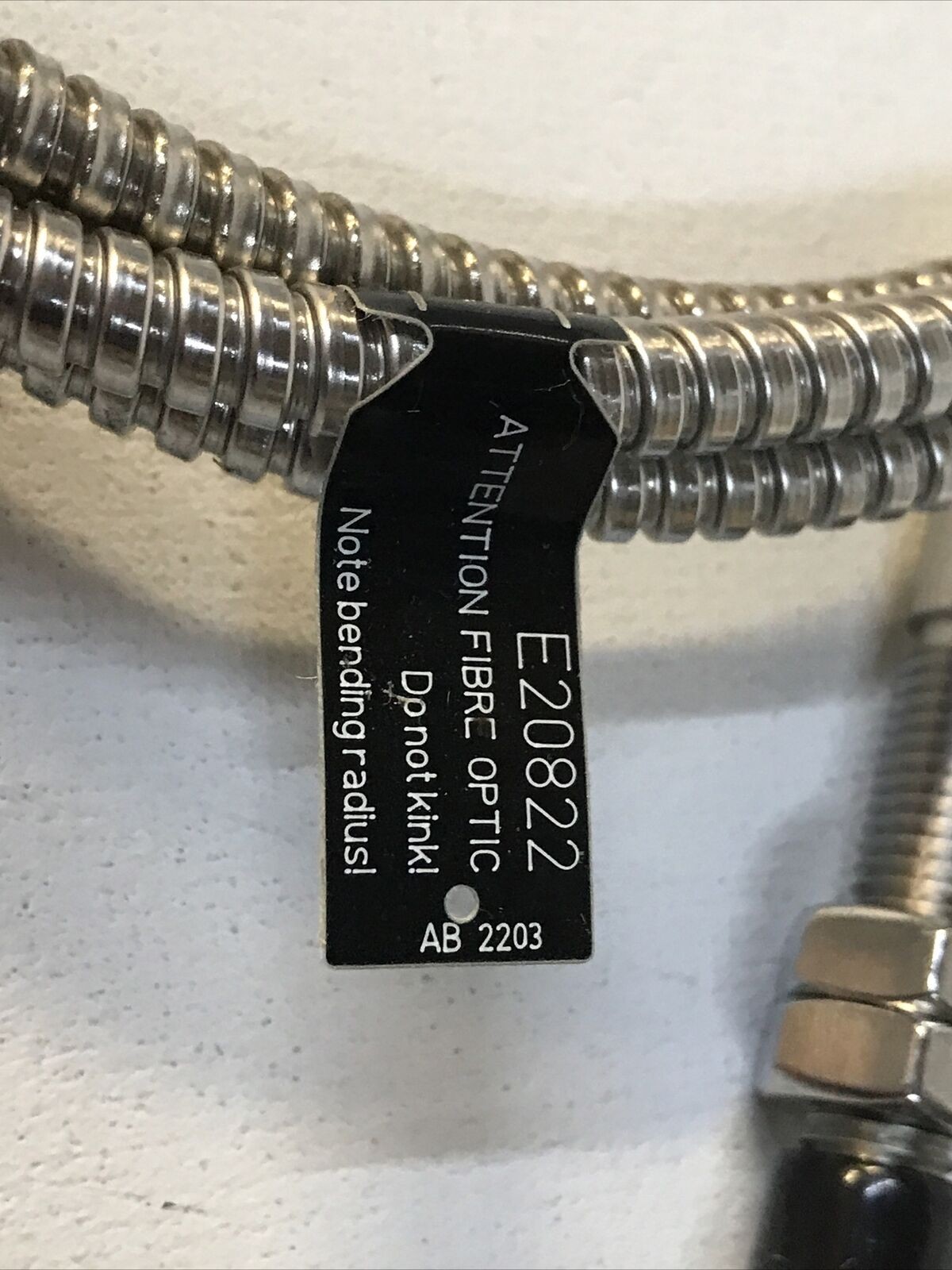 Efector E20822 Fiber Optic Cable Diffuse Reflective