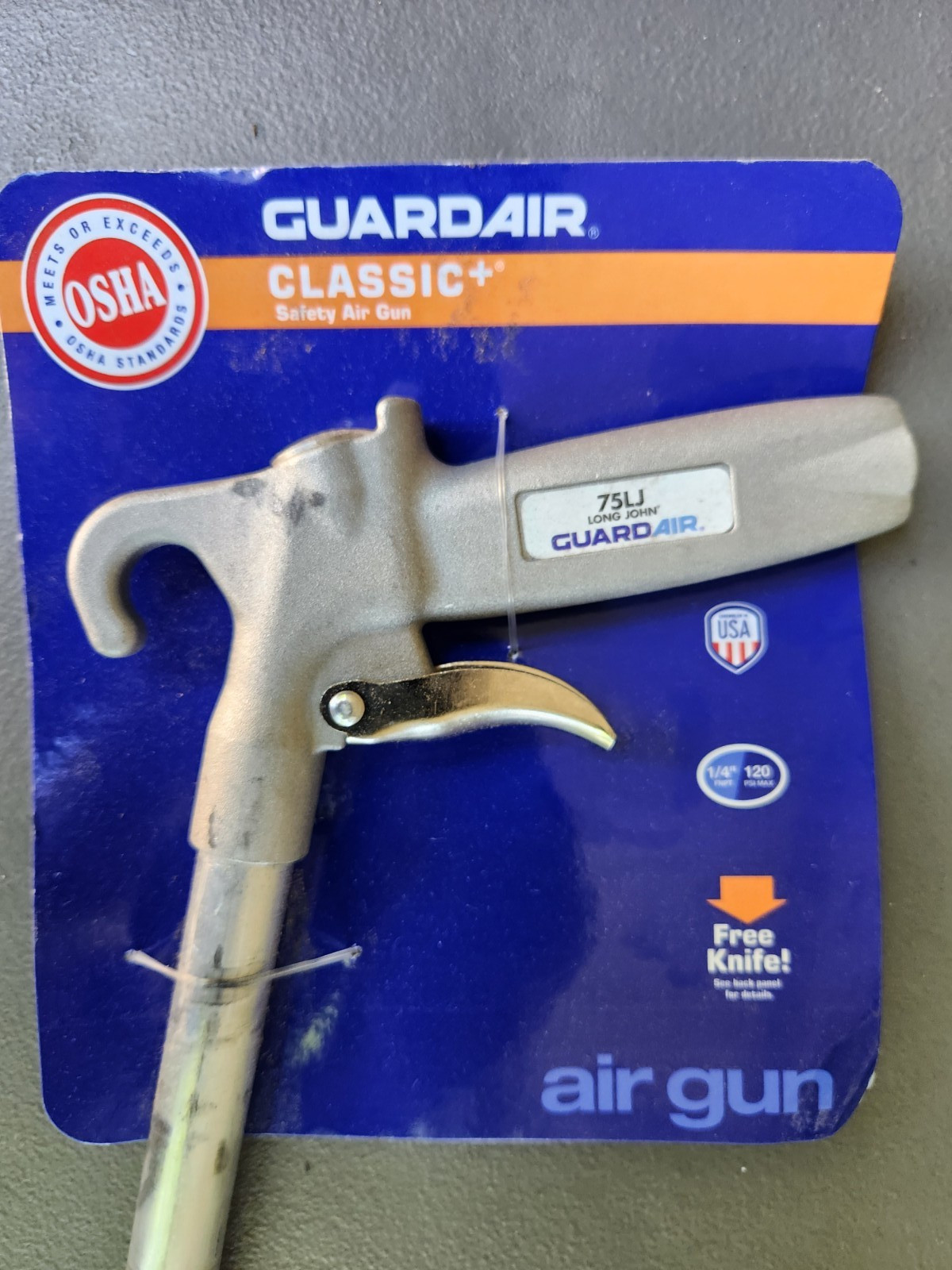 Guardair Long John® 75LJ Safety Air Gun – 12″ 75LJ012AA