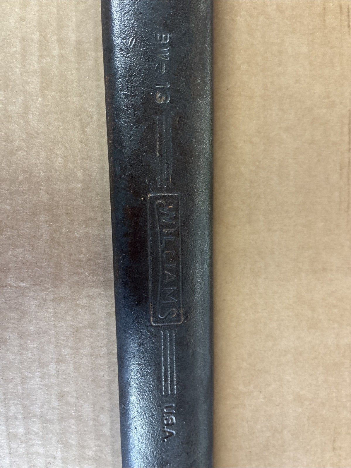 WILLIAMS Open End Wrench BW-13 Used Great Condition Made In USA