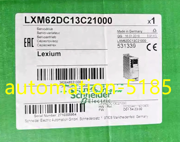 1PCS Servo driver LXM62DC13C21000 new fedex or DHL
