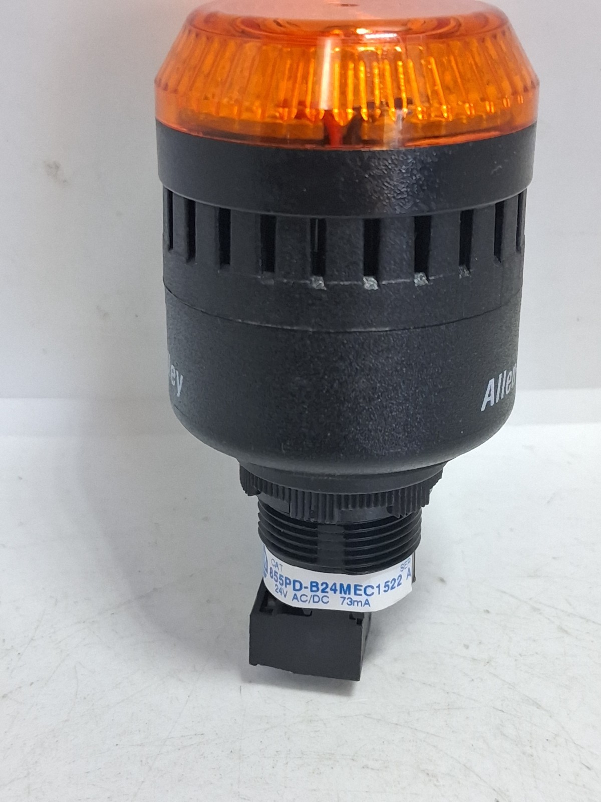 ALLEN BRADLEY 855PD-B24MEC1522 SOUNDER W/LED AMBER 24VAC/DC SERIES A NNB