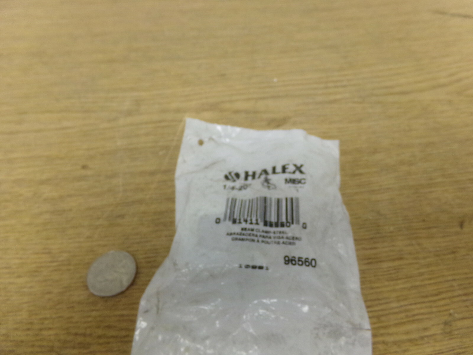 NEW Halex 96560 1/4″-20″ Steel Beam Clamp *FREE SHIPPING*