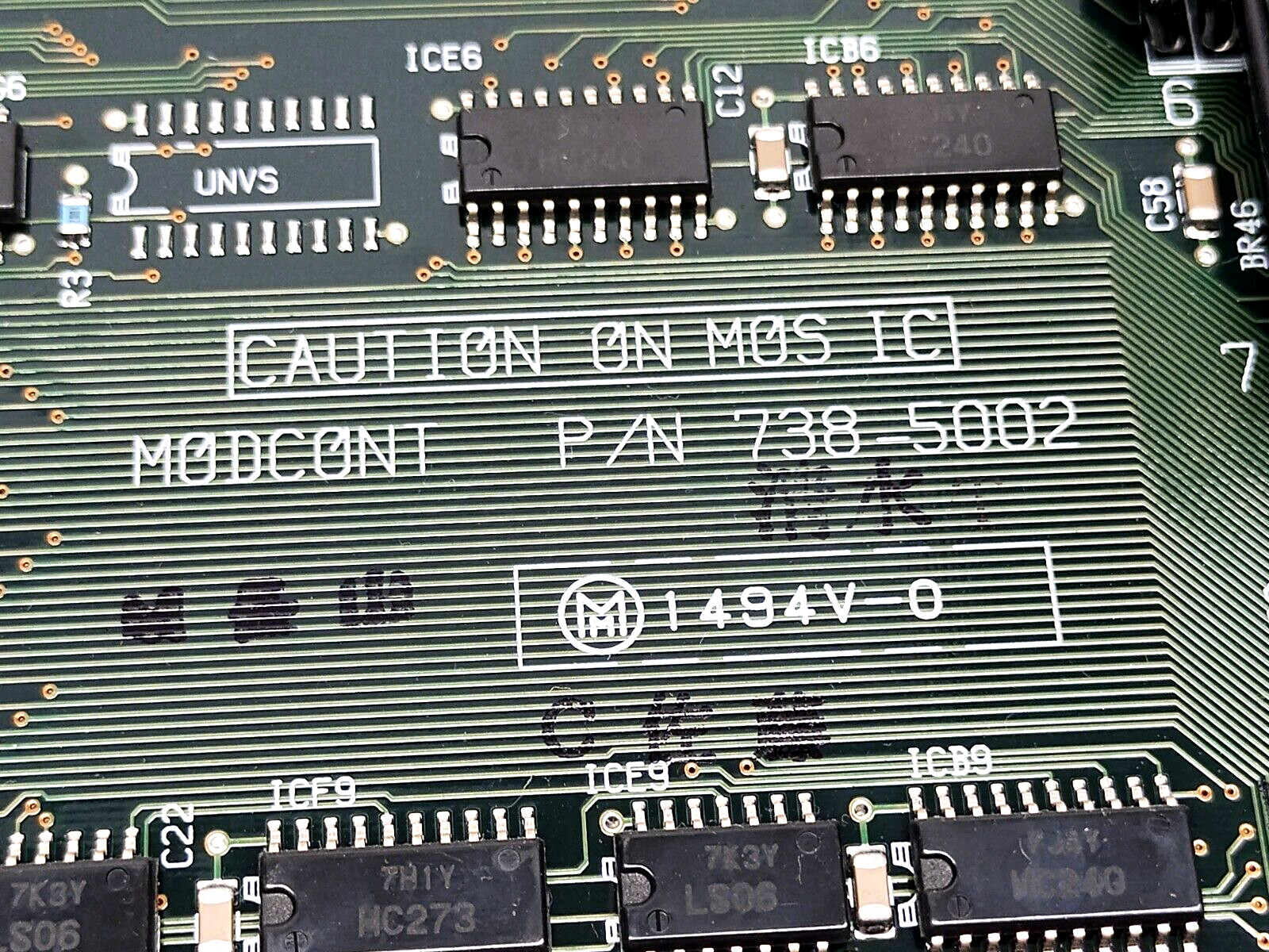 Hitachi 738-5002 MODCONT Control Circuit Board For 749-0349 C 27385102