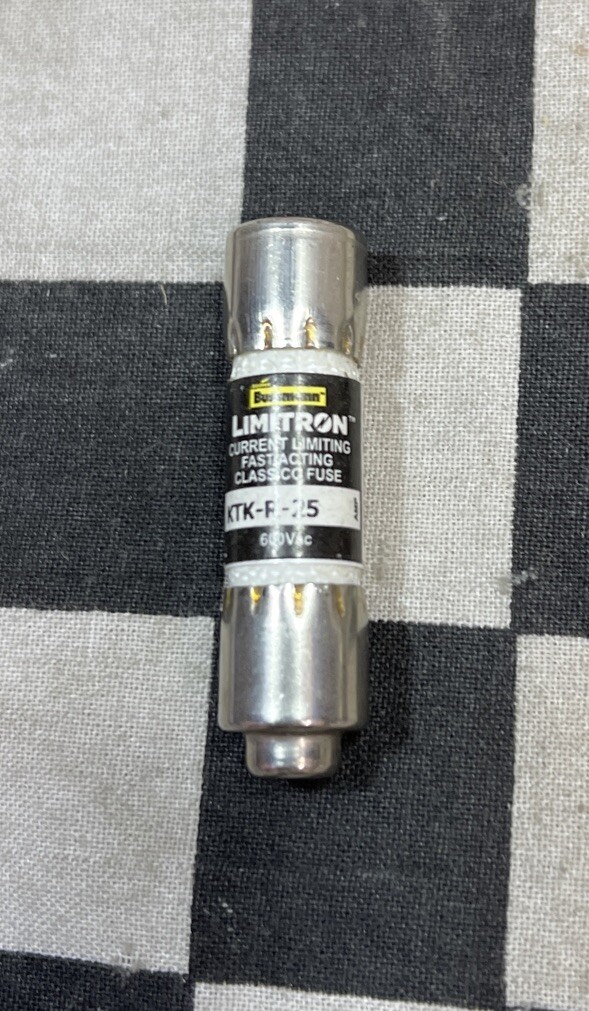 LITTELFUSE KLK-3A and LP-CC-25 and KTK-R-1/2 and KTK-R-25, LOT OF 6#W1V