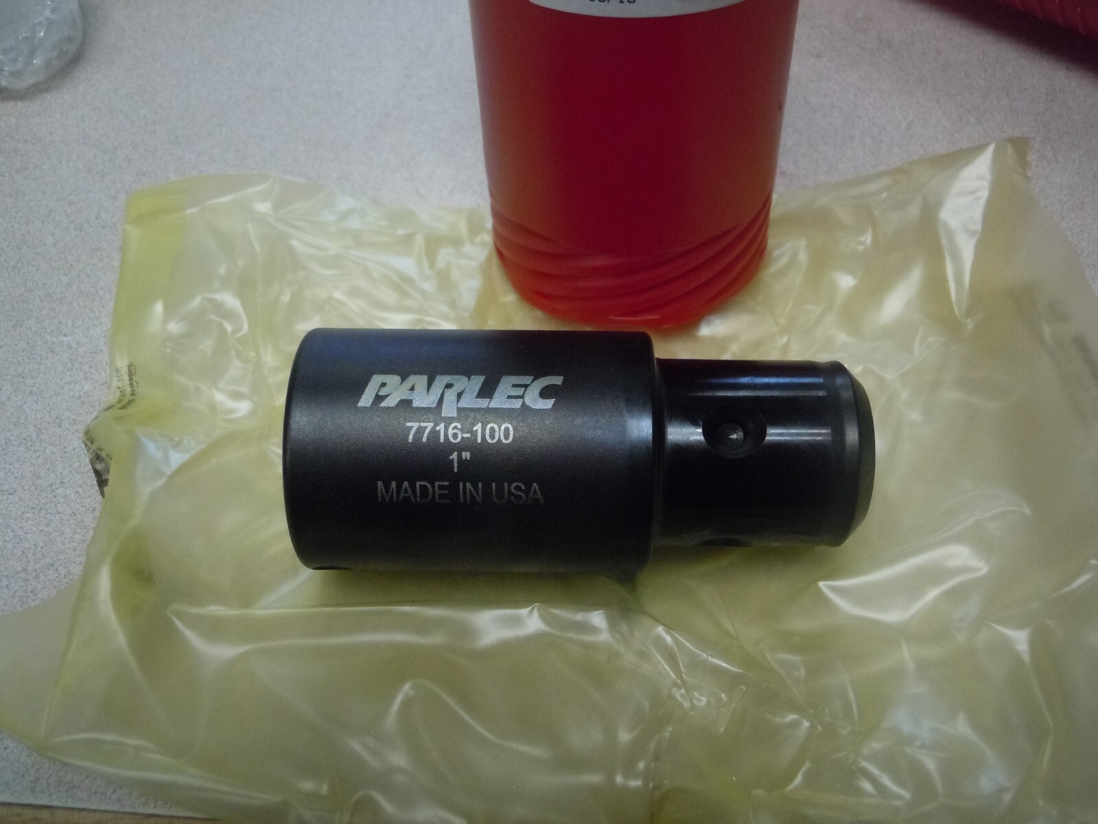 Parlec 7716-100 | 1″ Size x 0.800″ Shank Tapping Adapter