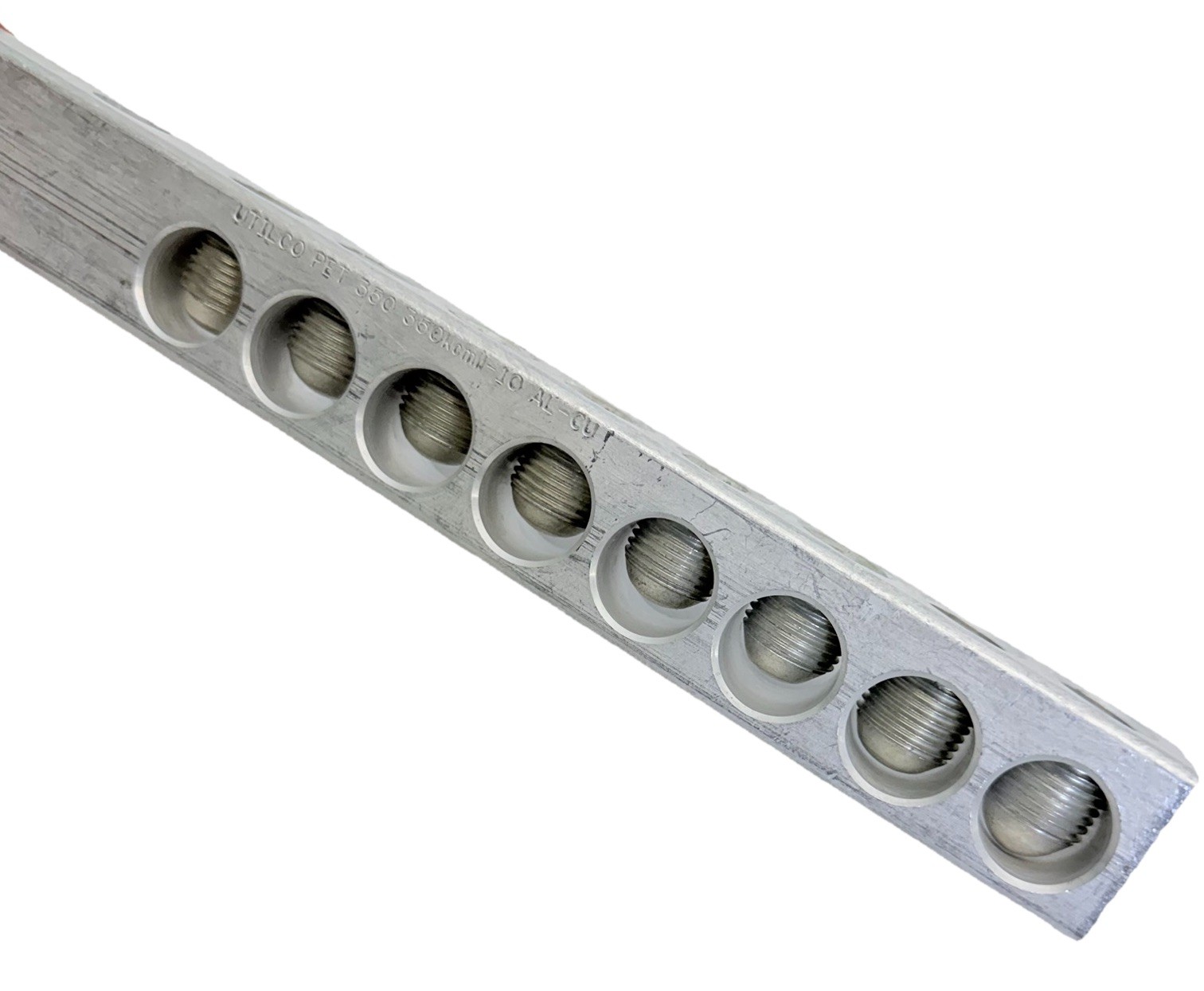 Ilsco PET-8-350-Z 350 Aluminum Lug 8 Conductor Connector Spade Type
