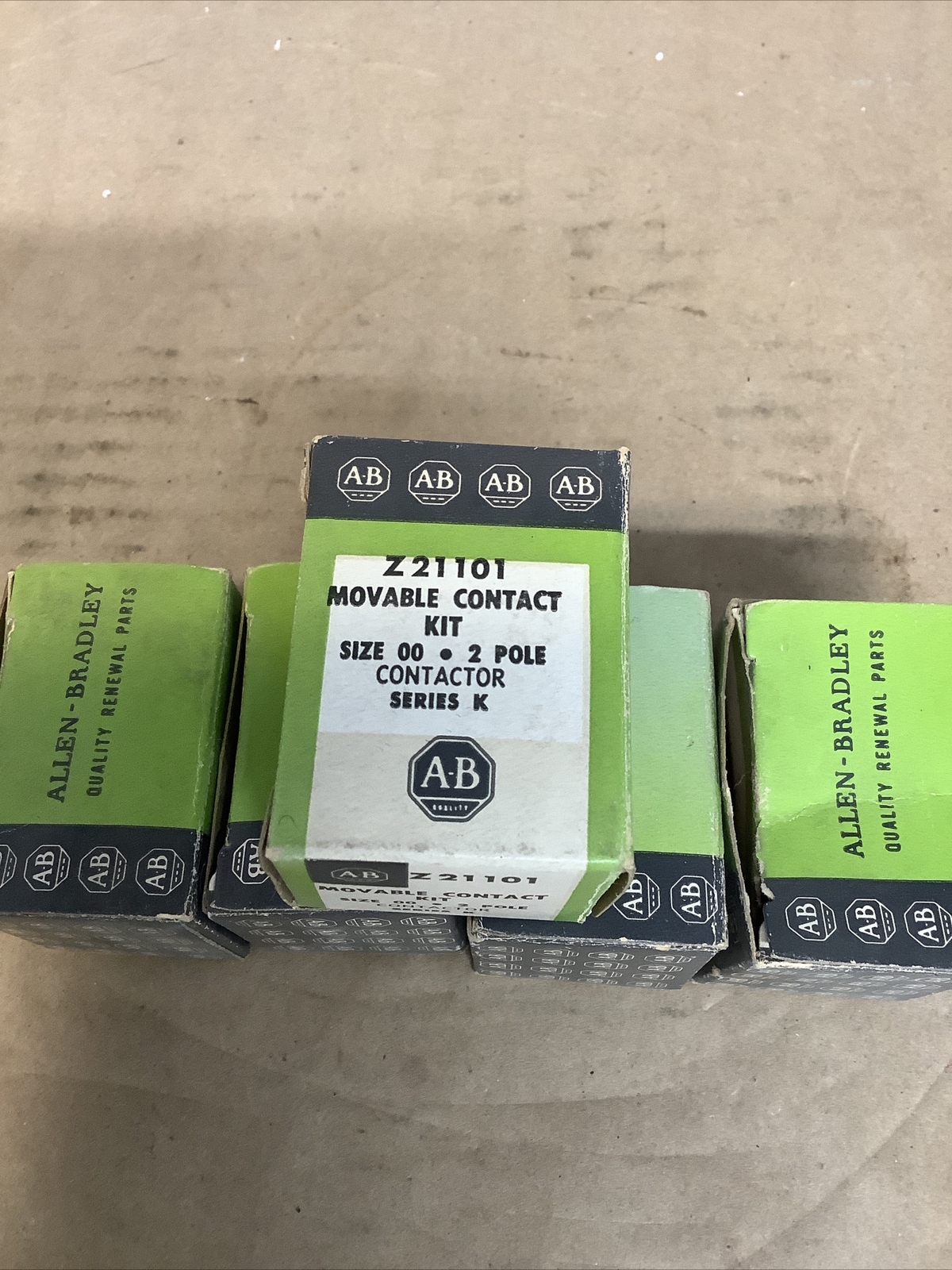 Allen-Bradley Z21101 Movable Contact Kit Size 00 2 Pole Series K Lot Of 5