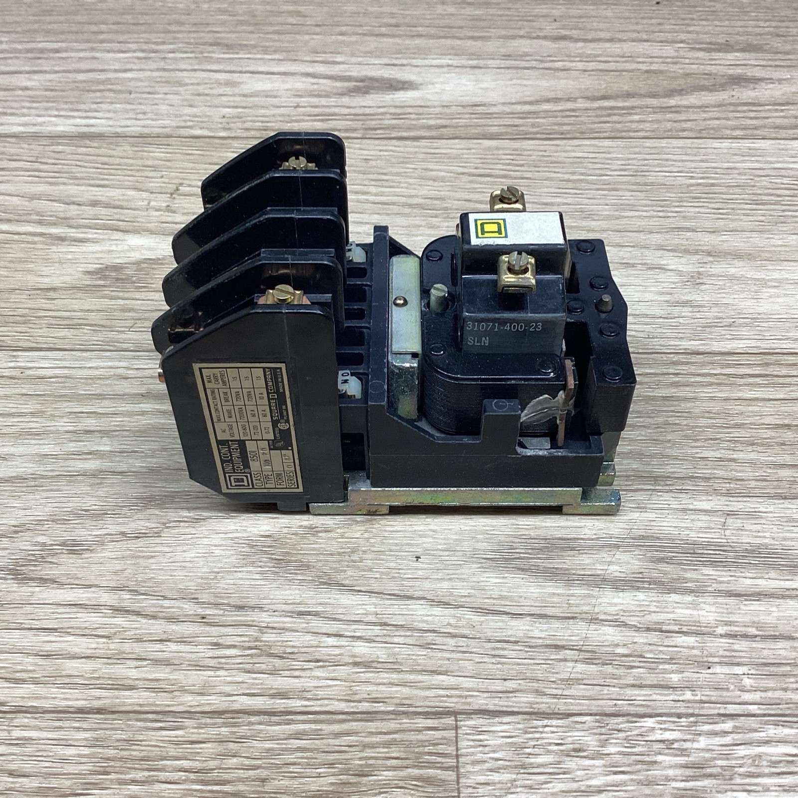 SQUARE D CLASS 8501 H020 SER. D BP RELAY #800PT157*CO