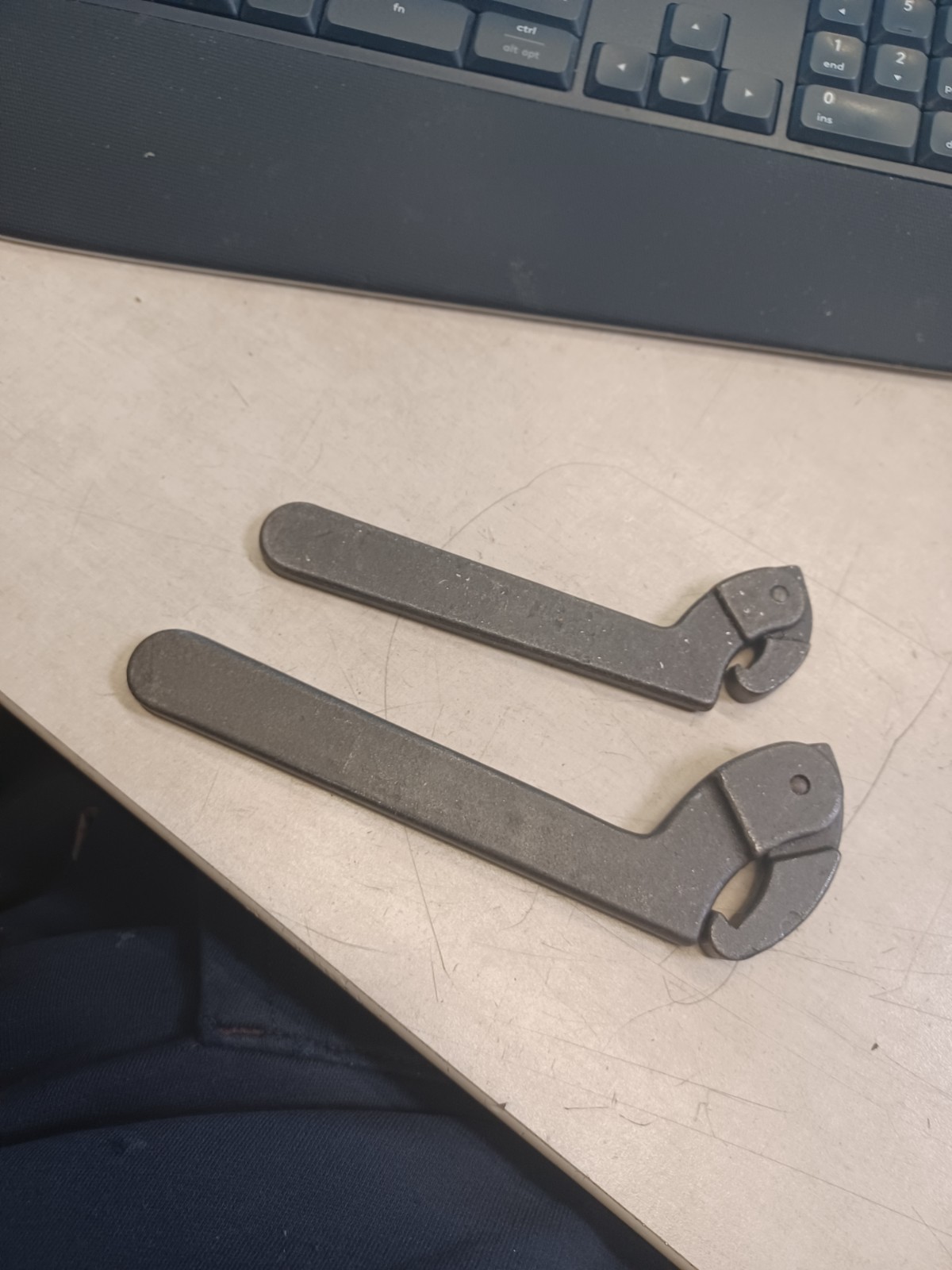 Lot Of 2 Spanner Wrenches & Set Adjustable Face Spanner 472/471
