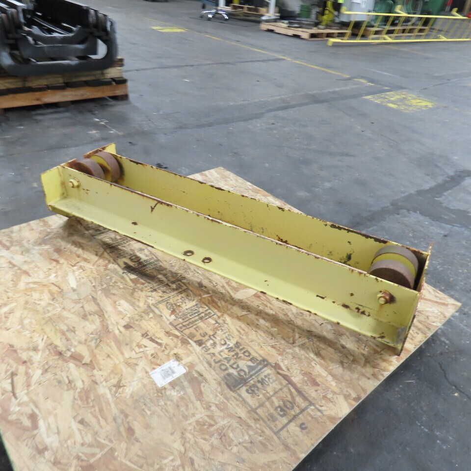 48″ L Steel Push/Pul Bridge Crane End Truck For 4-1/2″ I-Beam