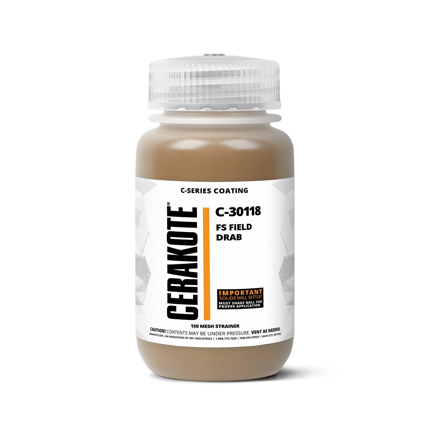 CERAKOTE® C-SERIES Air Cure Ceramic Coating C-30118 FS Field Drab (4oz)