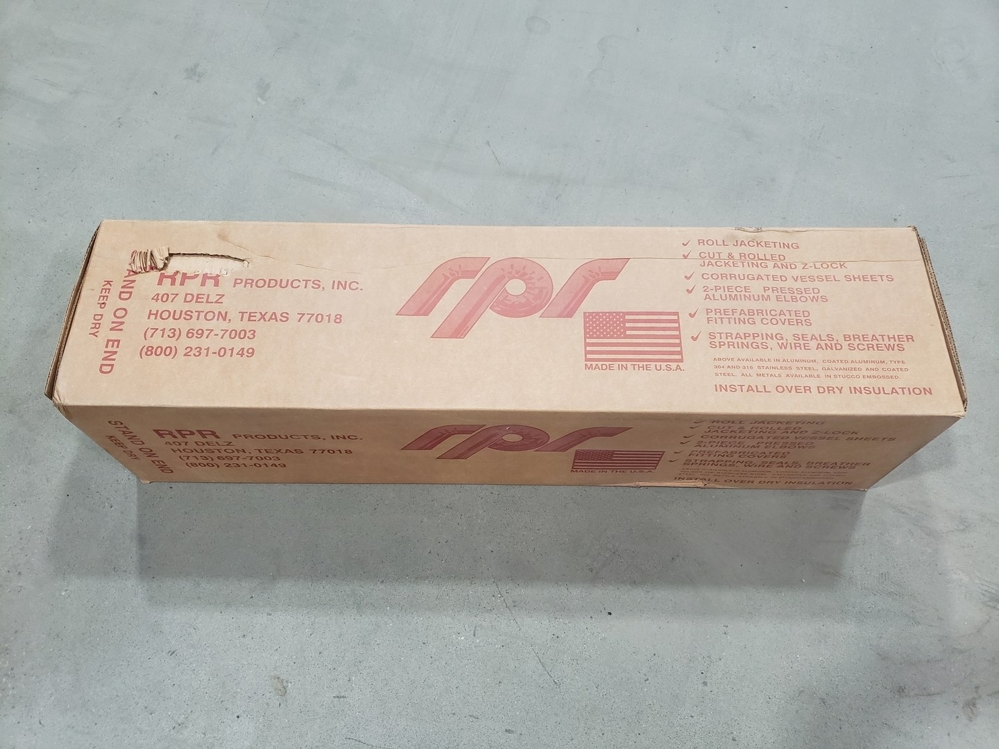 SURPLUS NEW Insul-Mate T-304 0.10″ x 36″ x 50′ Stainless Steel Embossed Roll w/