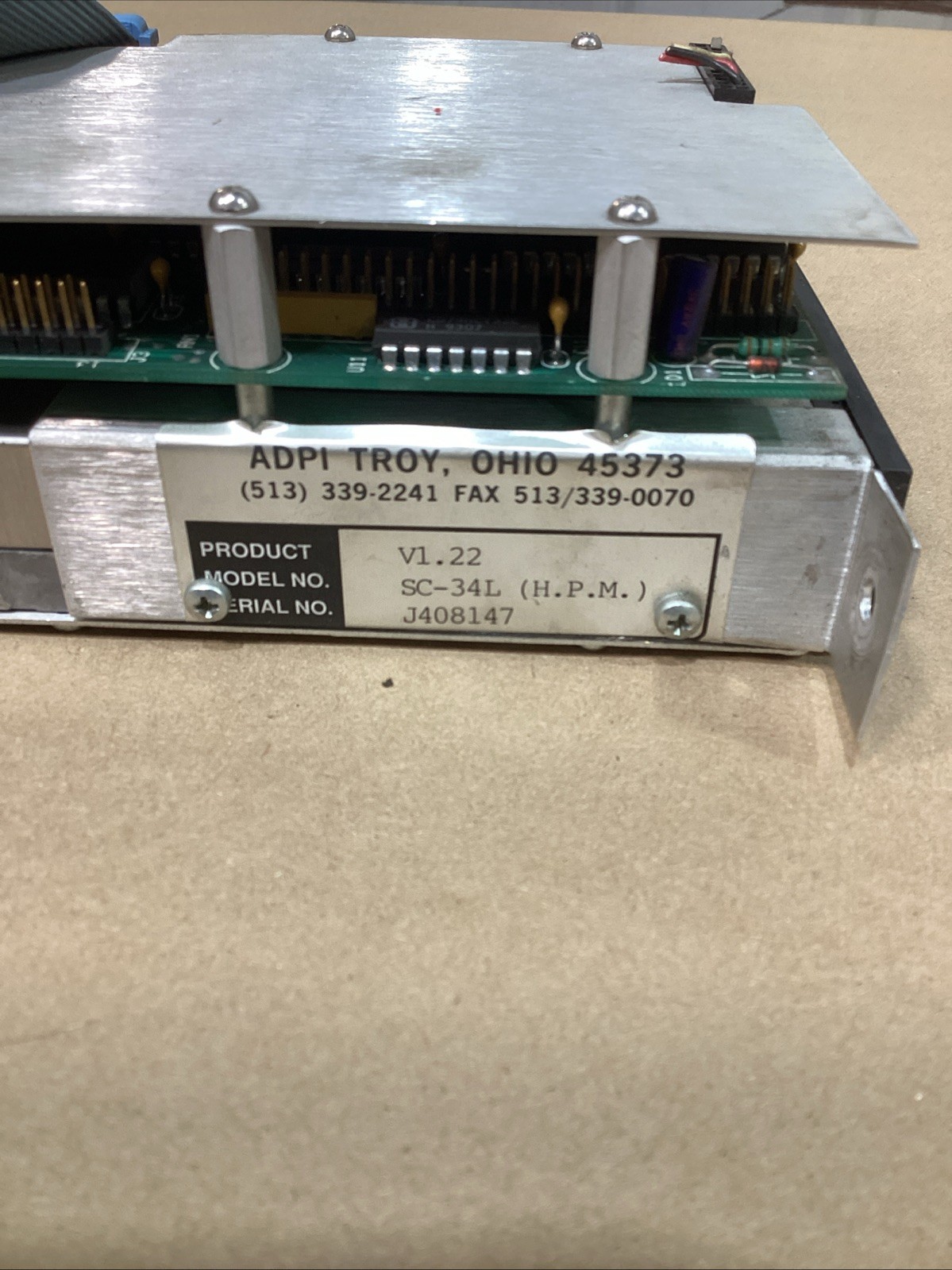 ADPI SC-34L DISK DRIVE V1.22