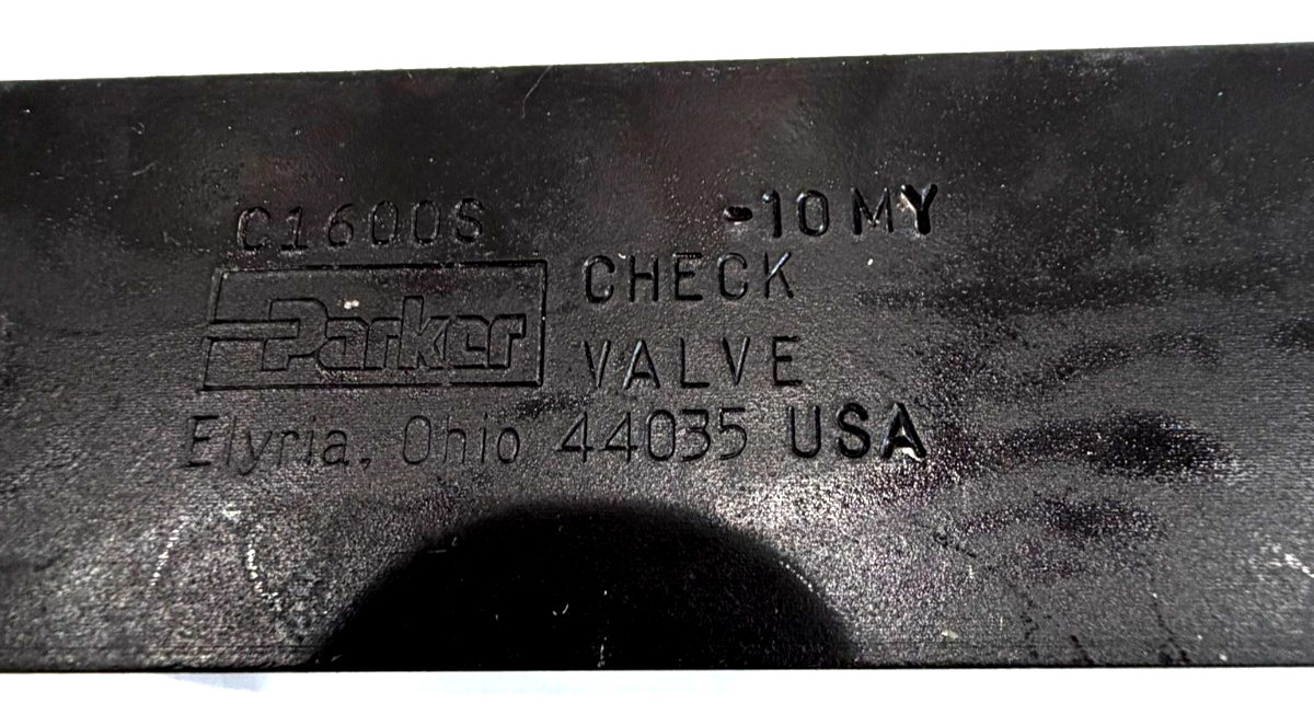NEW PARKER C1600S-10 MY HYDRAULIC CHECK VALVE C1600S10