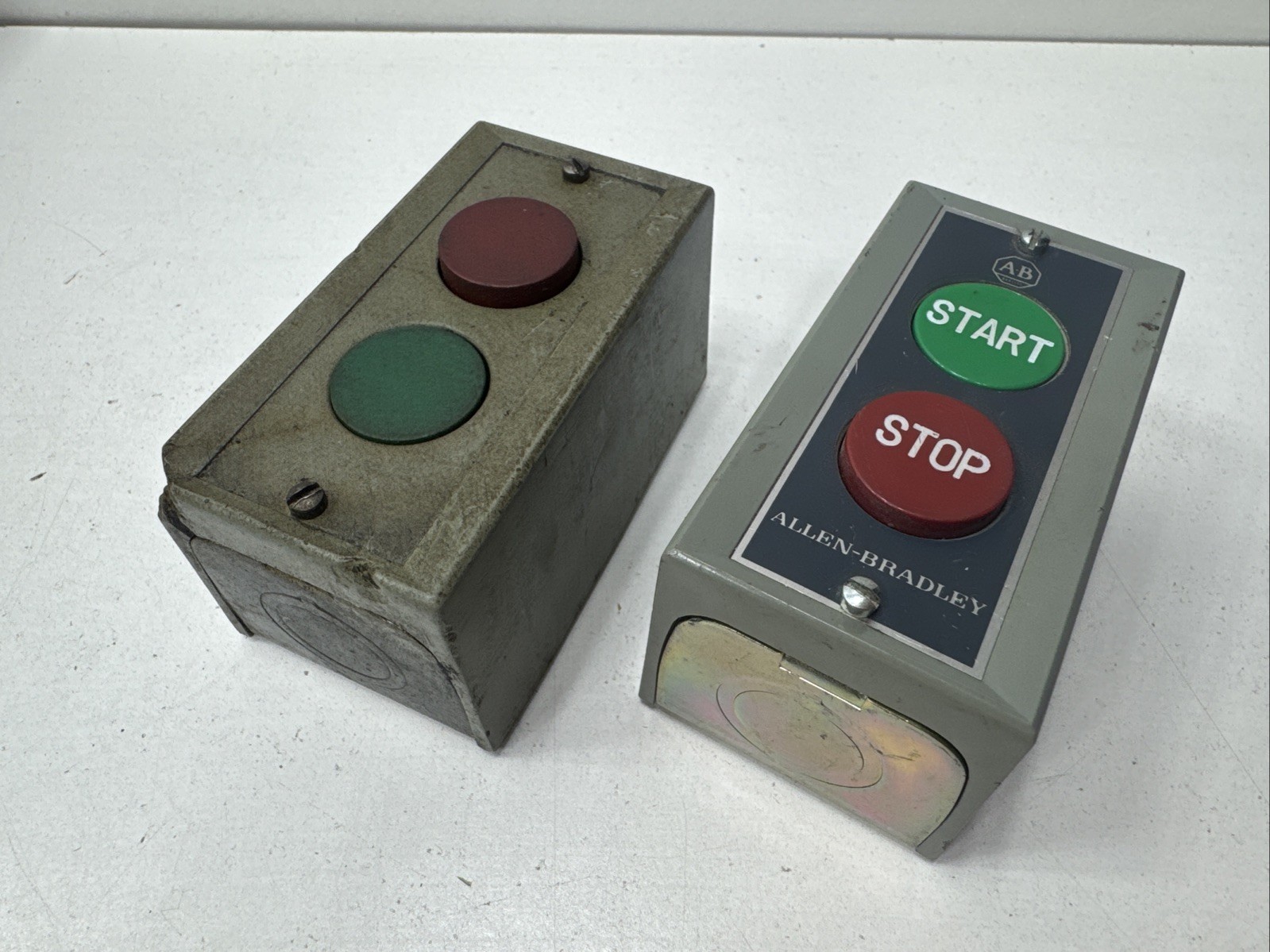 (Qty.22) Allen-Bradley, Hoffman, Stahlin On/Off Push Button Control Enclosures