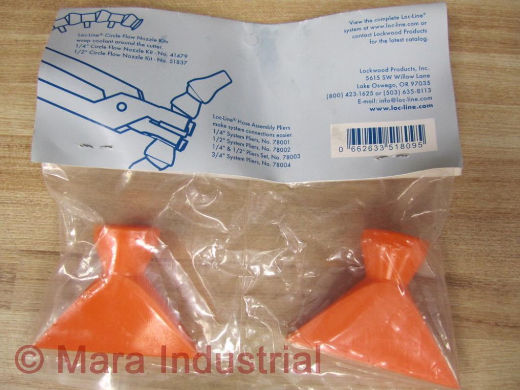 Loc-Line 51809 Loc-Line 2-1/2″ Flare Nozzle (Pack of 12)