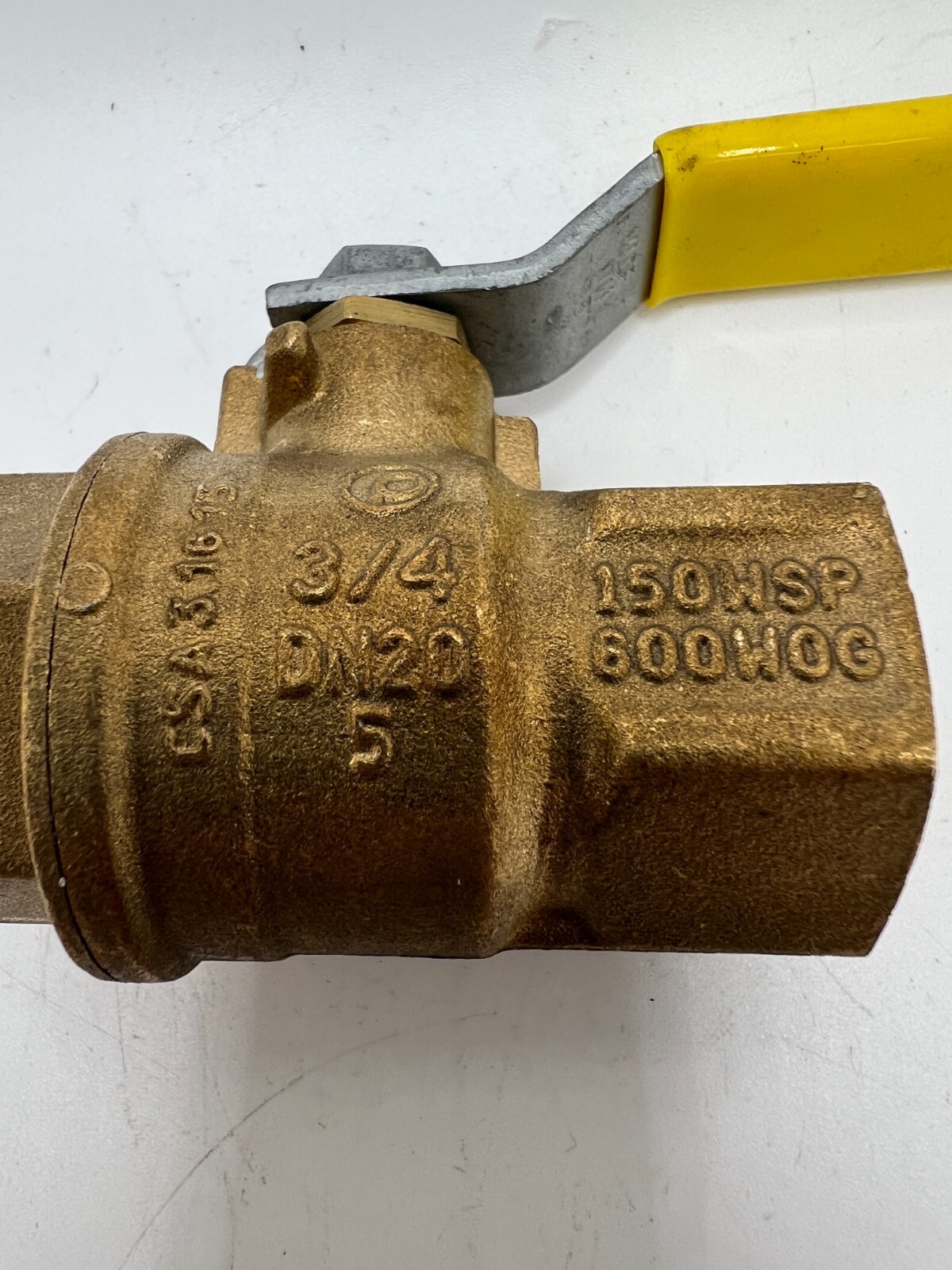 Jomar 3/4″ TWO PIECE BRASS, GAS SHUT OFF BALL VALVE T-100NE