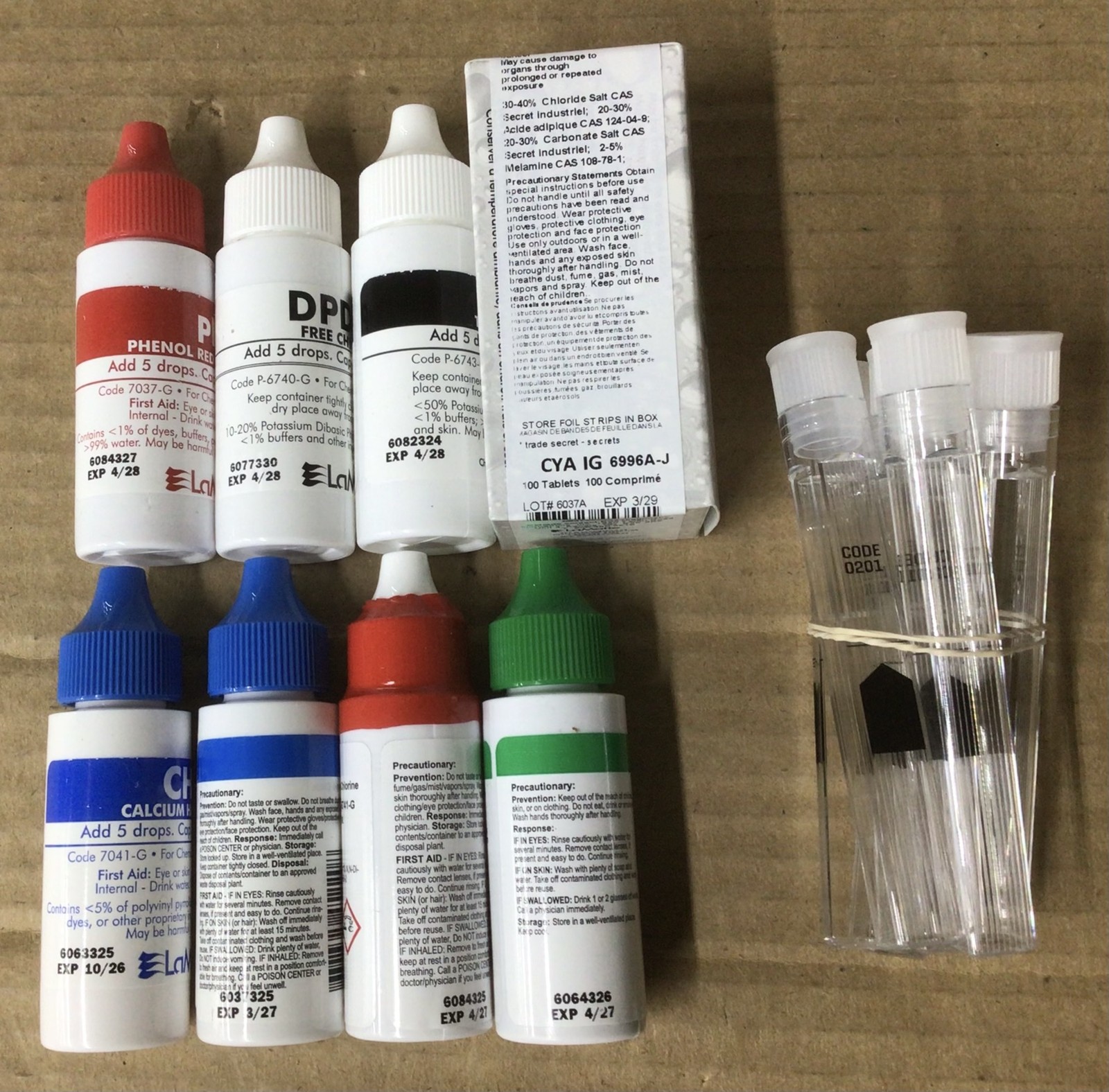 LaMotte Model Number # R-2056 ColorQ Pro 7 Test Reagent Refill Kit