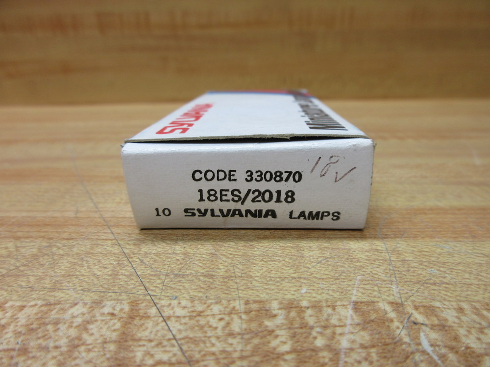 Sylvania 18ES/2018 GTE Miniature Lamp 18ES2018 Bulb (Pack of 10)