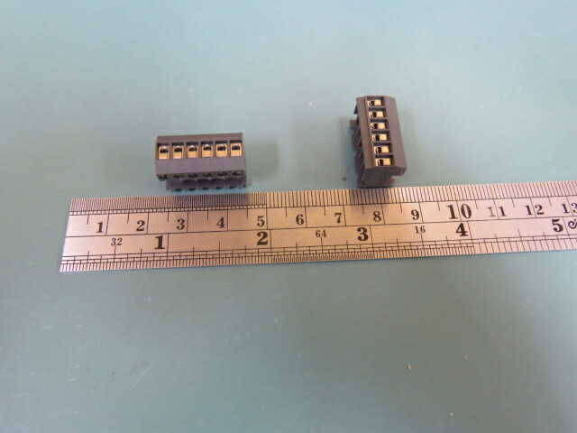 WECO 930-FL-DS/06 Qty of 25 per Lot Conn: Term Blk; PCB Plug in Screw 6 3.5 mm