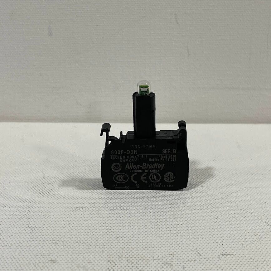 Allen Bradley 800F-Q3R Ser B Red LED Lamp Module 24V AC/DC