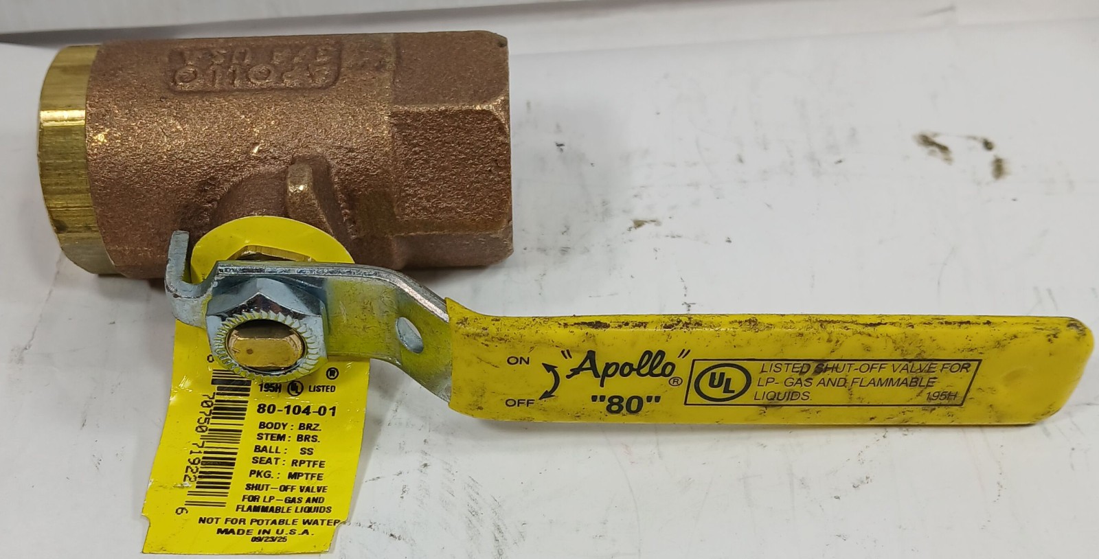 1 NEW APOLLO 80-104-01 3/4″ FNPT BRONZE GAS BALL VALVE NNB ***MAKE OFFER***