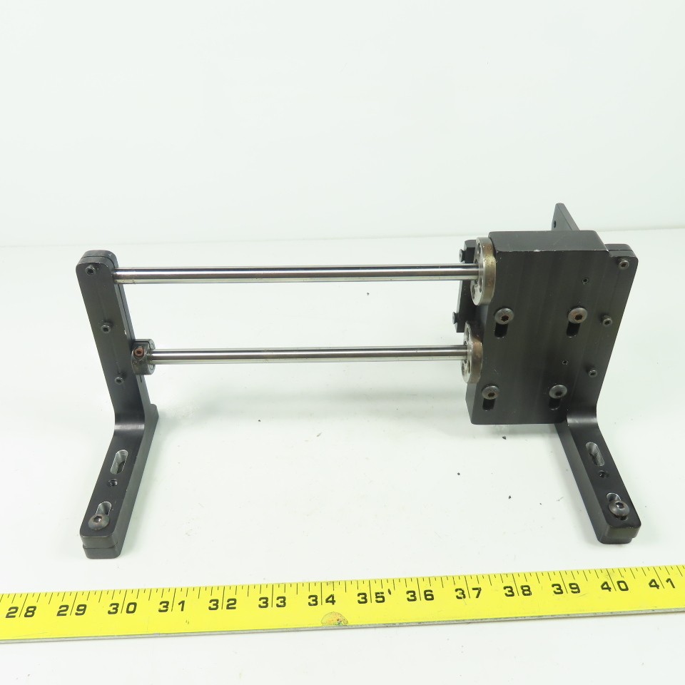 Double Rod Linear Rail Guide 10-1/2″Rod Length Travel 12″ OAL