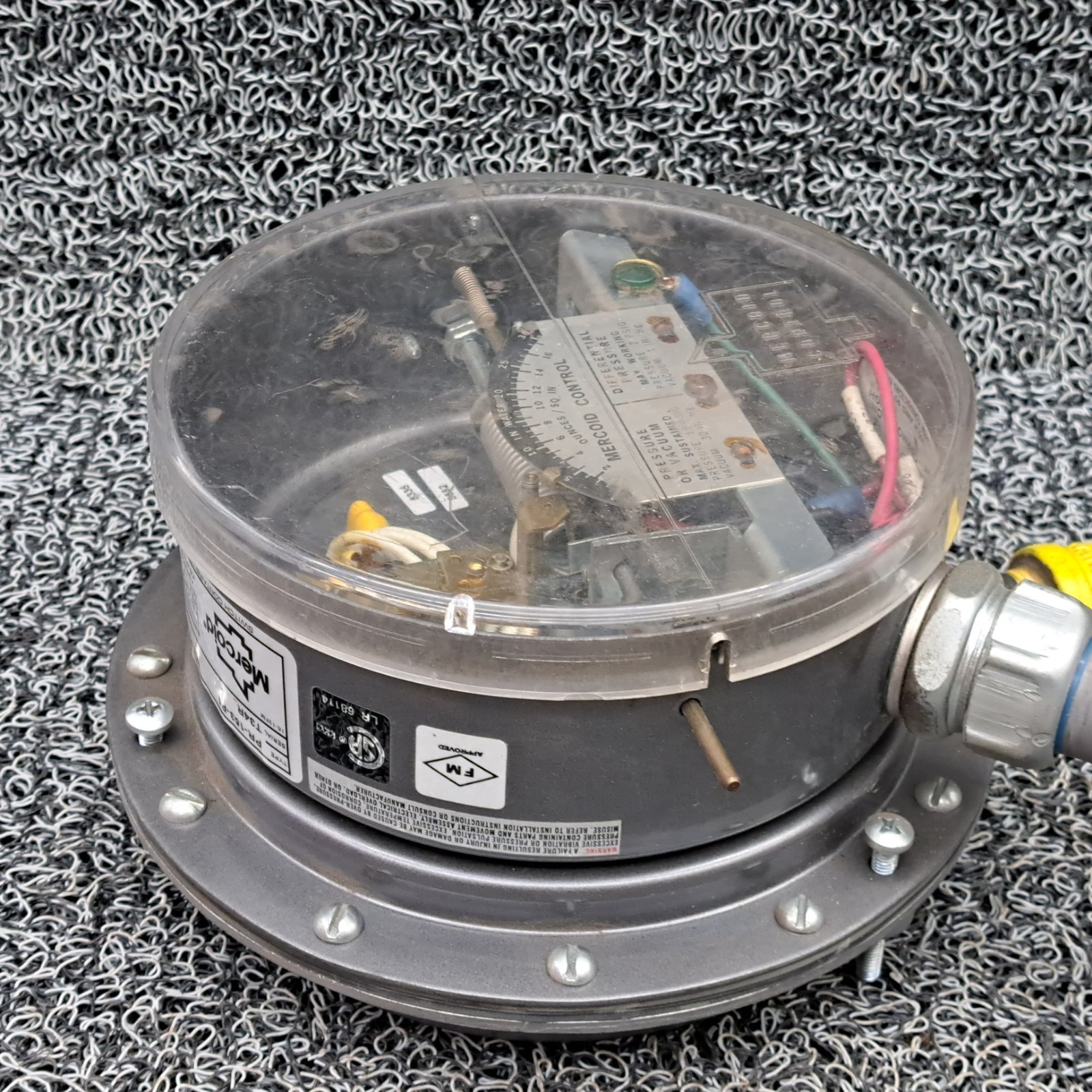 Mercoid Control PR-153-P1 Differential Pressure