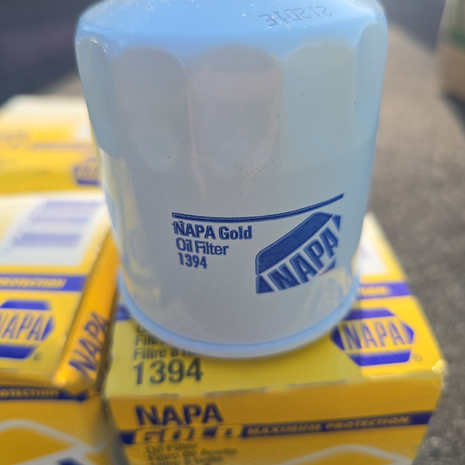 NAPA Gold 1394 Oil Filter Lot Of 4 NOS New Old Stock Maximum Protection
