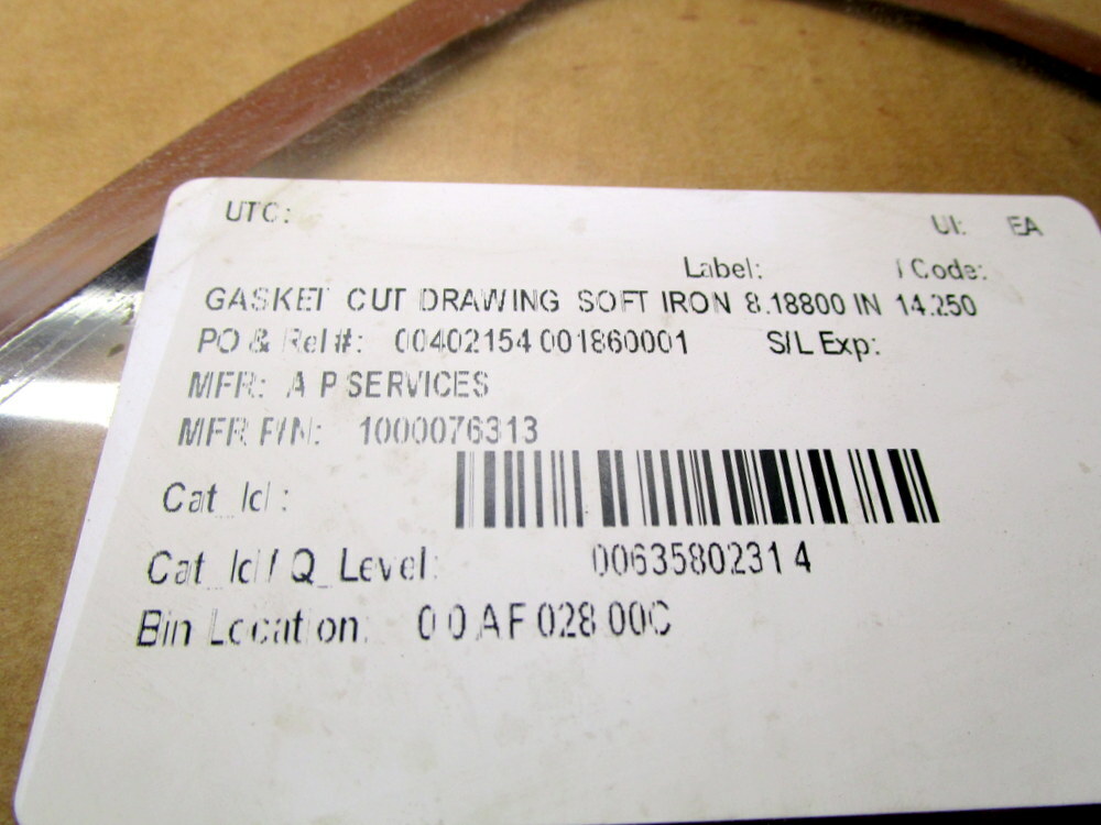 A.P. Services 1000076313 Gasket
