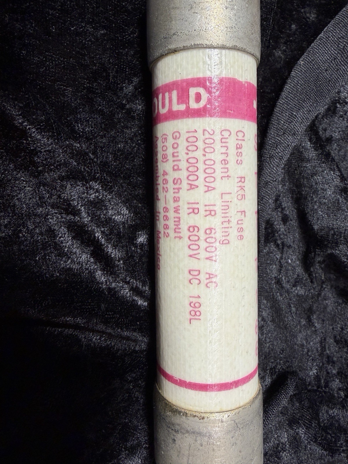 (Lot of 3) Gould Shawmut TRS100R Tri-onic Time Delay Fuse w/R212 Reducers 600v
