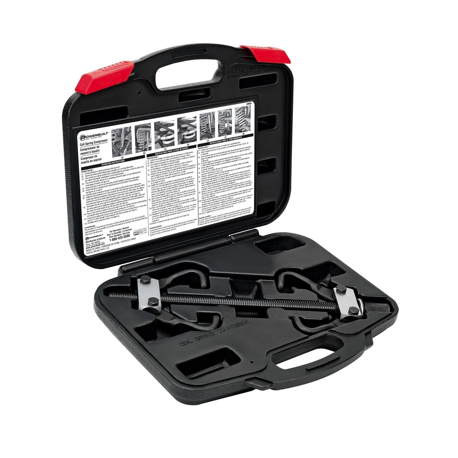 Powerbuilt Strut Coil Spring Compressor Tool Kit, Compress, Rem… FAST USA SHIP