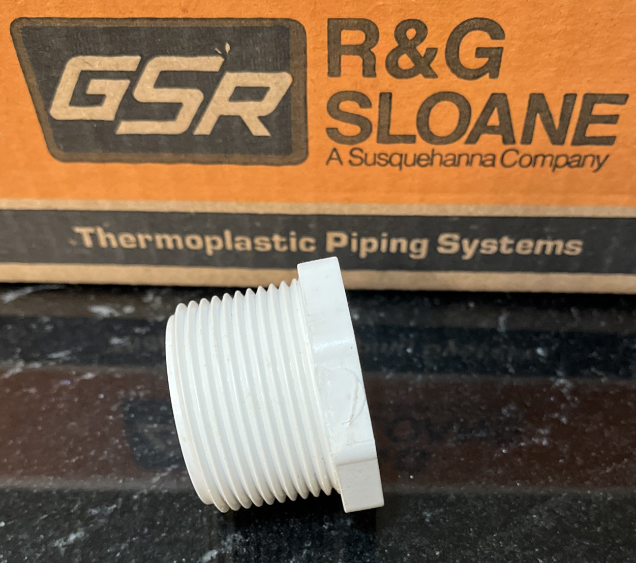 GSR R&G Sloane NOS 439 168 1-1/4″ X 1″ PVC Threader reducer bushing (Box of 25)