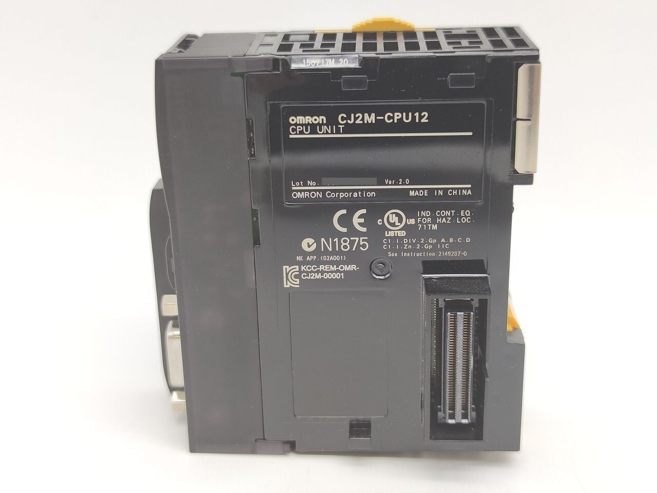 Omron CJ2M-CPU12 Processors Module CPU Unit PLC tested