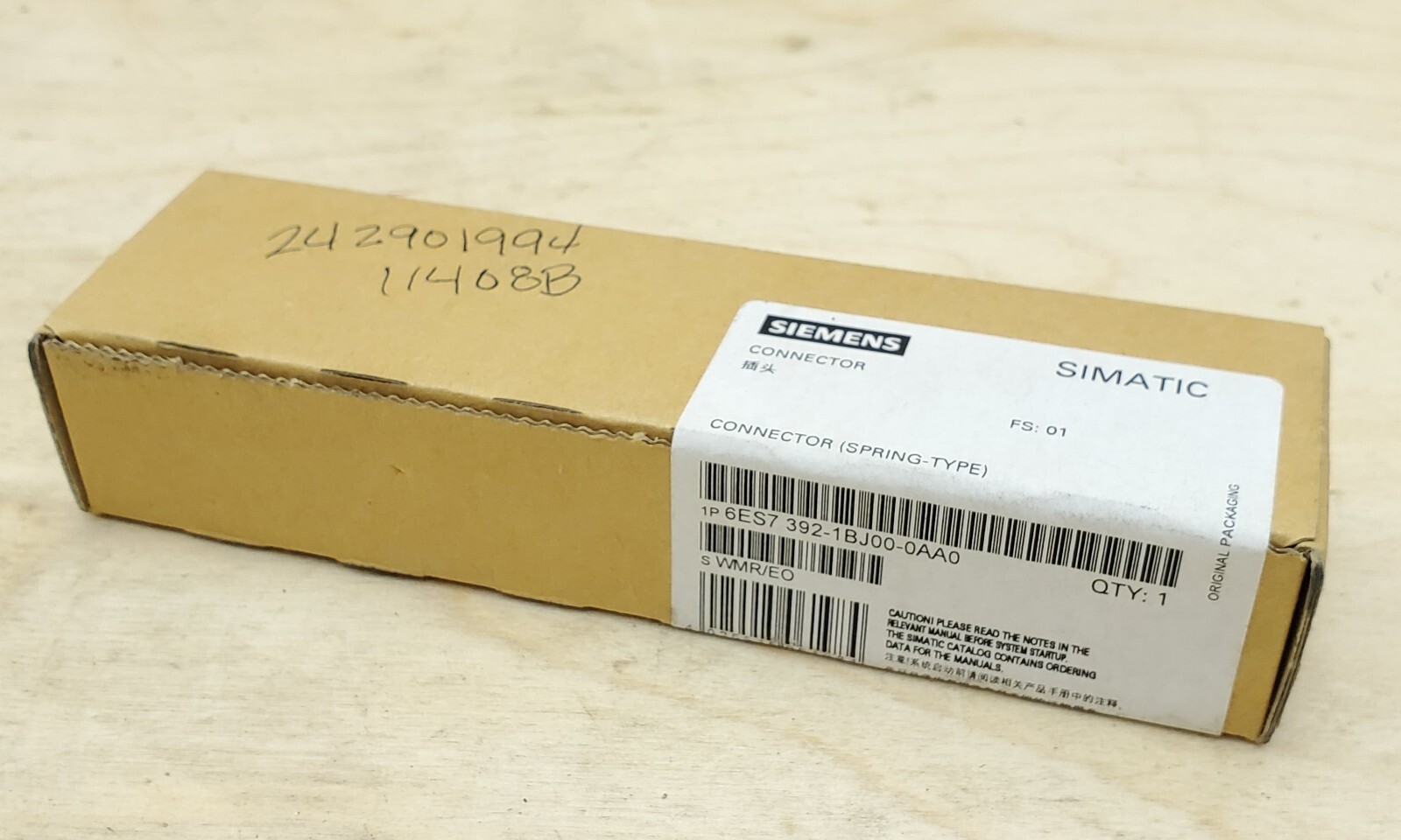 Siemens 6ES7 392-1BJ00-0AA0 Simatic Connector – NEW in Sealed Factory Box