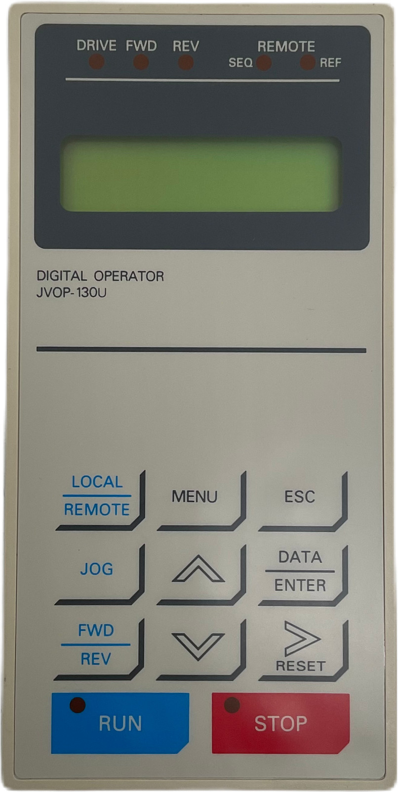 Yaskawa Electric JVOP-130U Portable Operator Panel LCD Keypad Drive