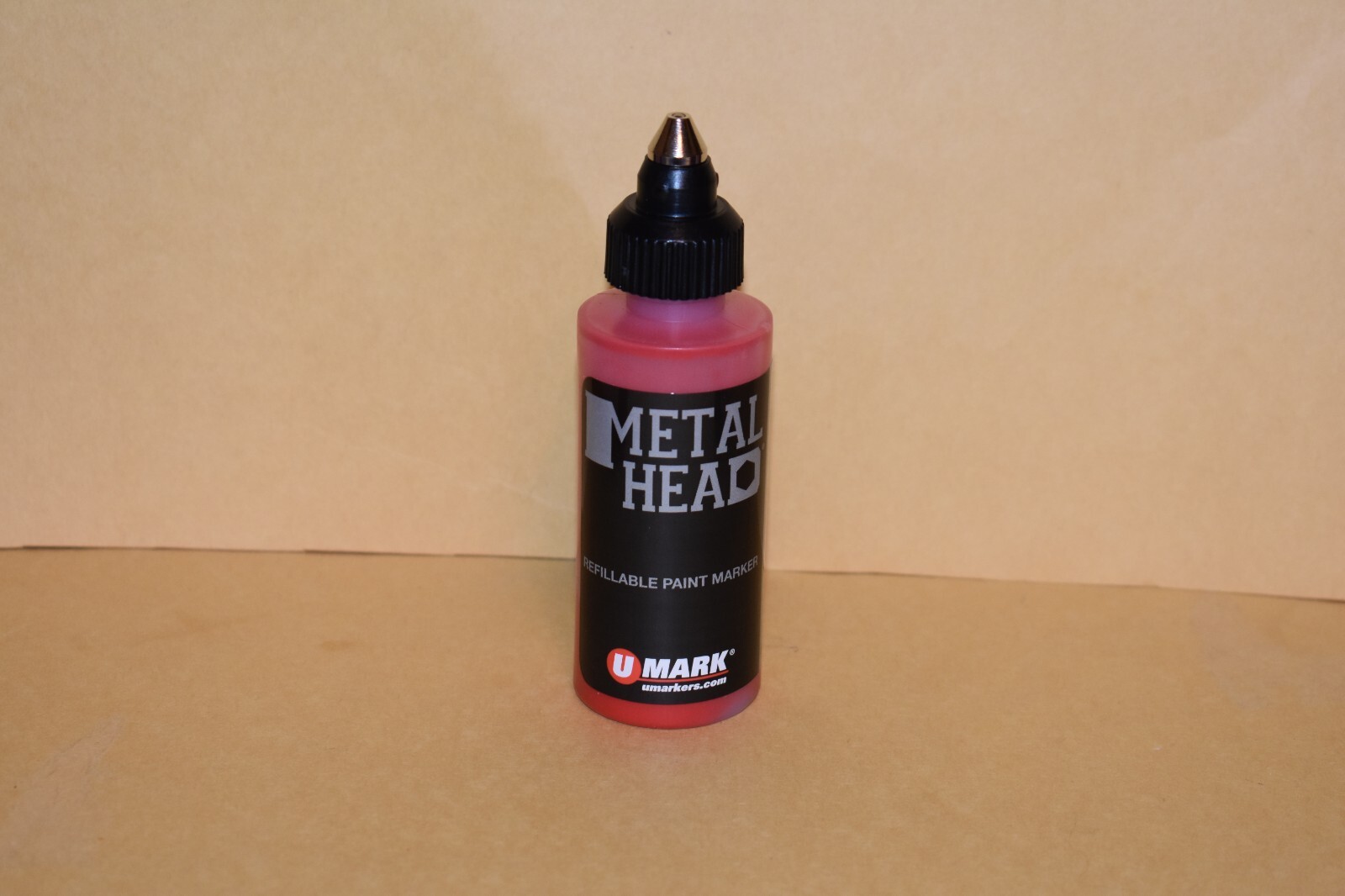 Metal Head Red 4mm Paint Marker 2 Oz Metal Marking Auto Salvage Concrete Craft