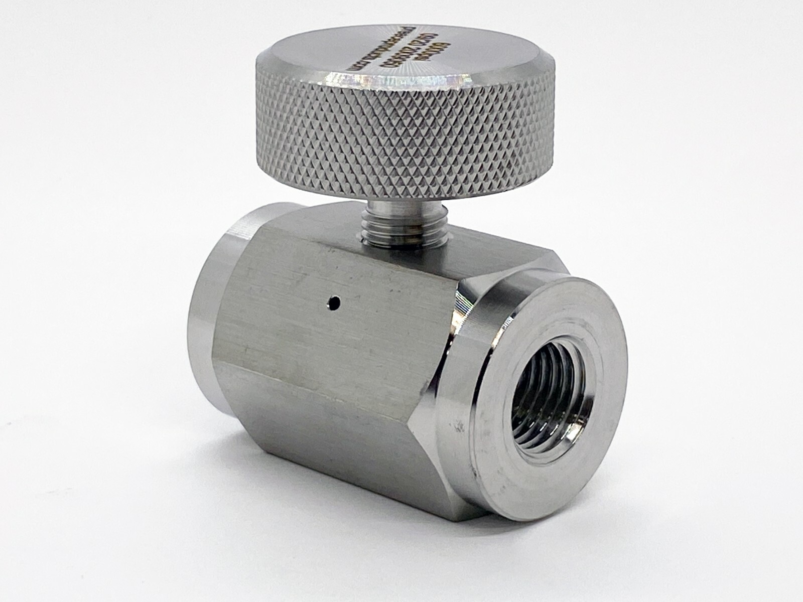 High Pressure Stainless Steel Inline Bleed Valve 1/4 F NPT 6000PSI