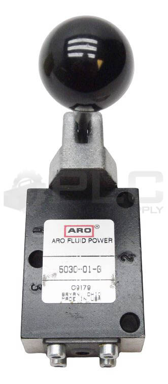 NEW ARO 5030-01-G MANUAL AIR CONTROL VALVE 3-WAY 2 POSTION AIR VALVE 2F931
