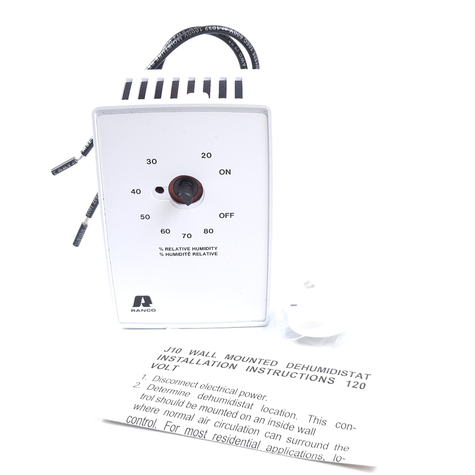 Ranco J10-810 Dehumidistat 125/250V 20-80% RH