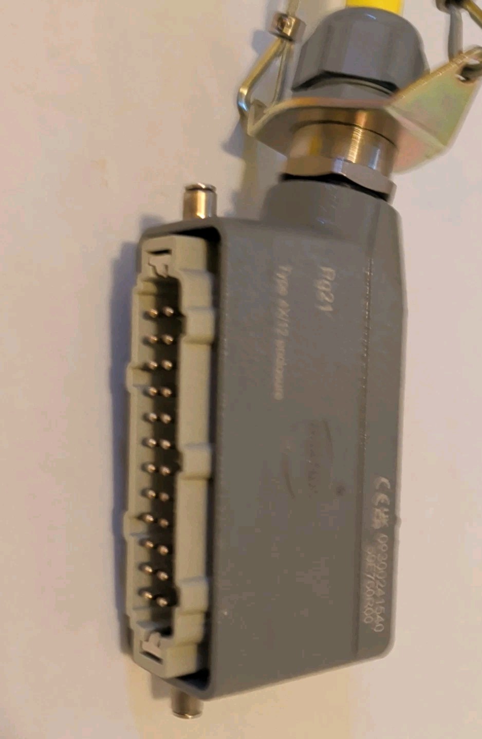Magnetek SBP2-8-WBS Pendant 8-Button w/ On/Off + Attached Cable Harting Pg21