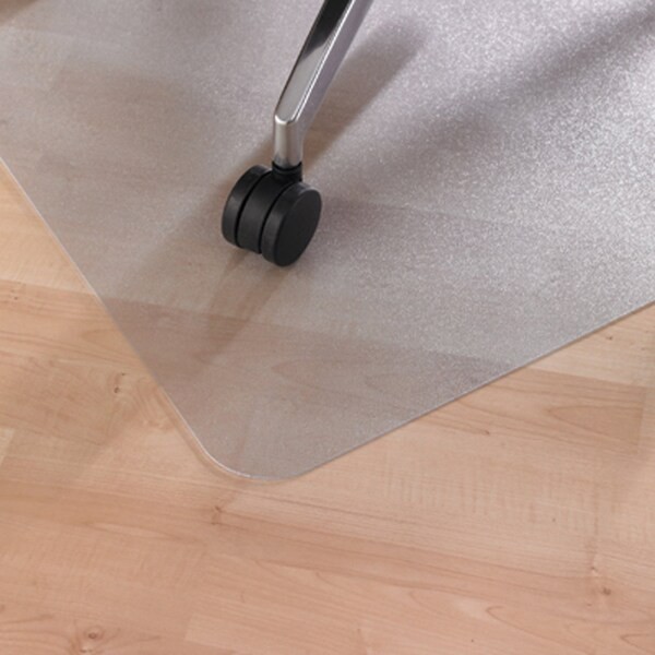 Floortex Fc128919er Chair Mat 47″X35″, Rectangular Shape, Clear, For Hard Floor